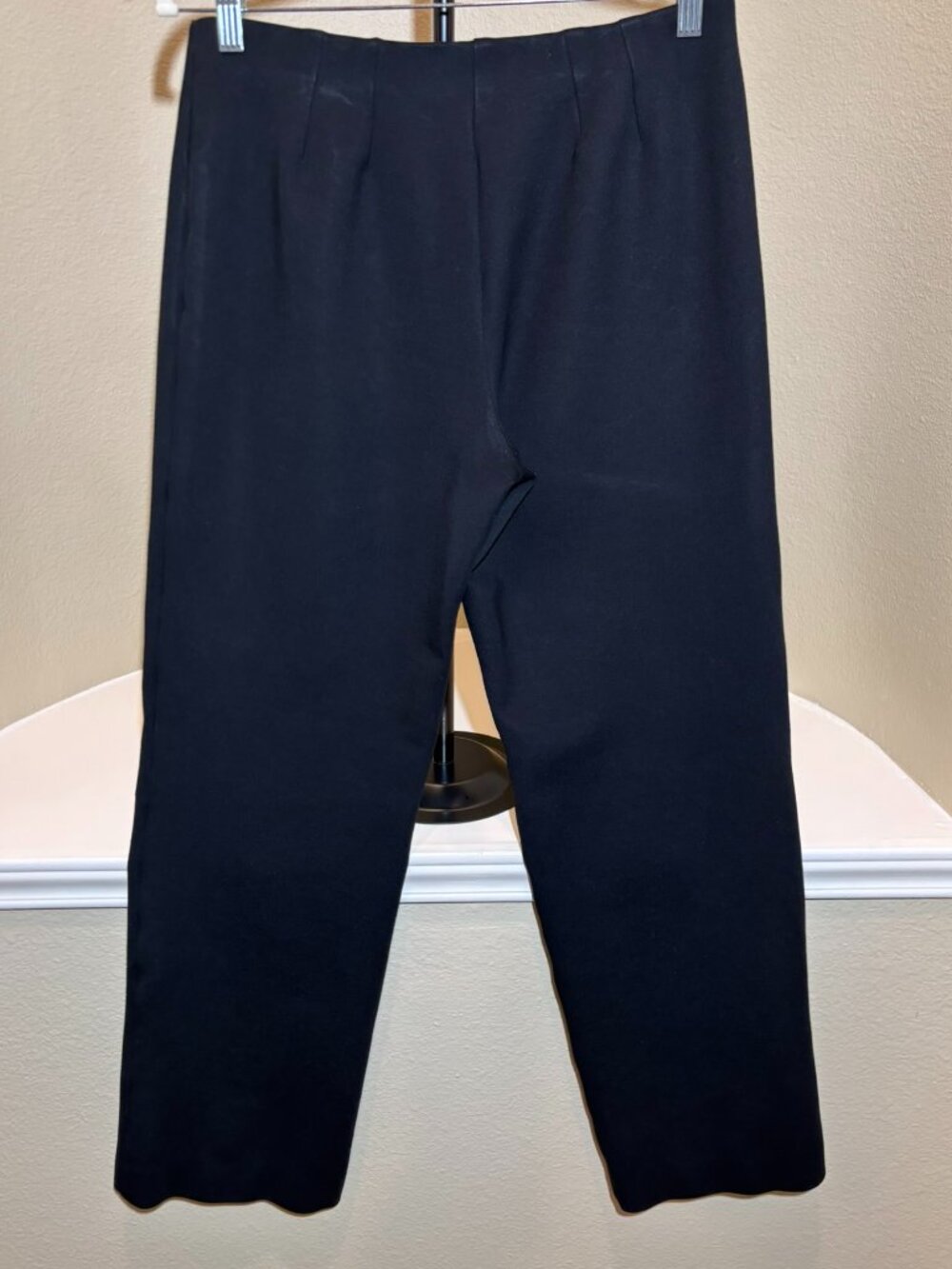 Coldwater Creek Classic Fit Black Flared Legs Pants - Picture 3 of 9